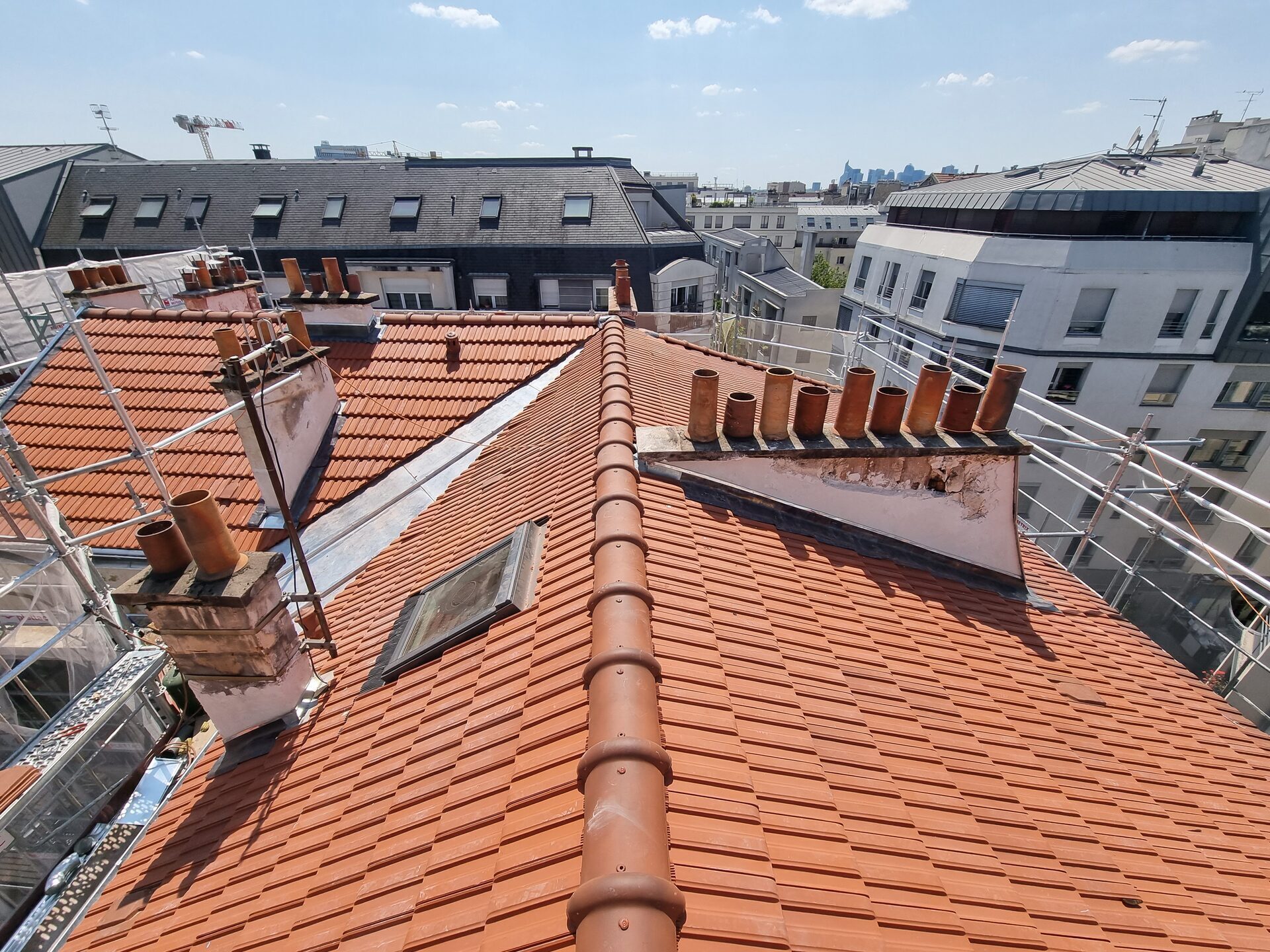 Toiture tuile mécanique réfection